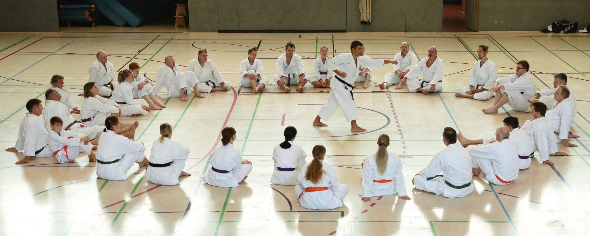 Karate-Weltmeister Dr. Lucio Maurino beim SKD am Wochenende 2./3.9.2023